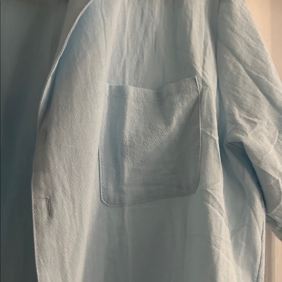 Men’s Light Blue Button-Up Shirt size XL - Picture 4 of 7